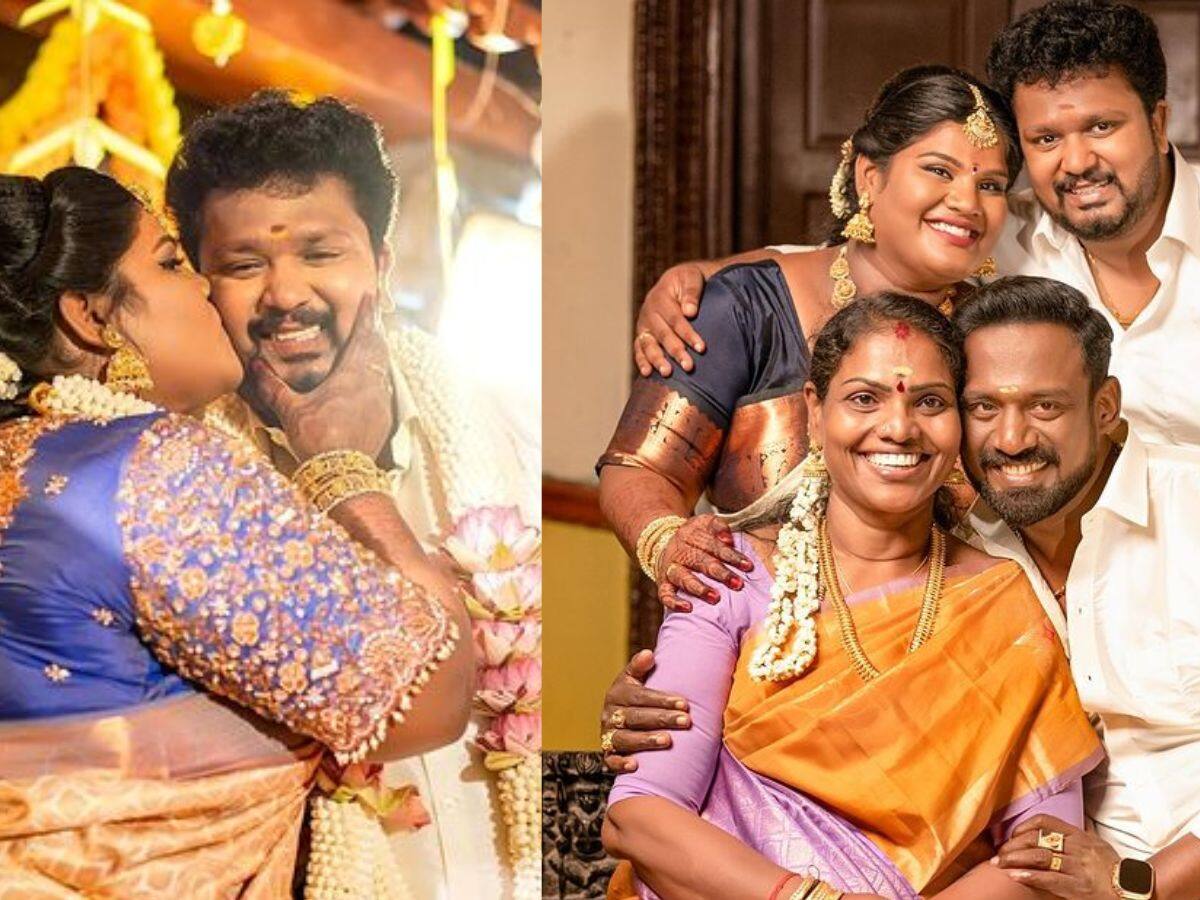 Robo Shankar Daughter Indraja Shankar Engagement Photos Indraja