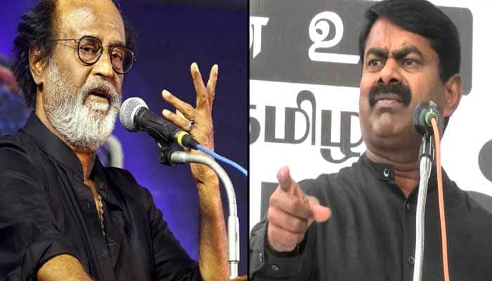 மத்திய அரசை குறை கூறாத ரஜினிகாந்த்-சீமான் காட்டம்! மத்திய அரசை குறை கூறாத ரஜினிகாந்த்-சீமான் காட்டம்!