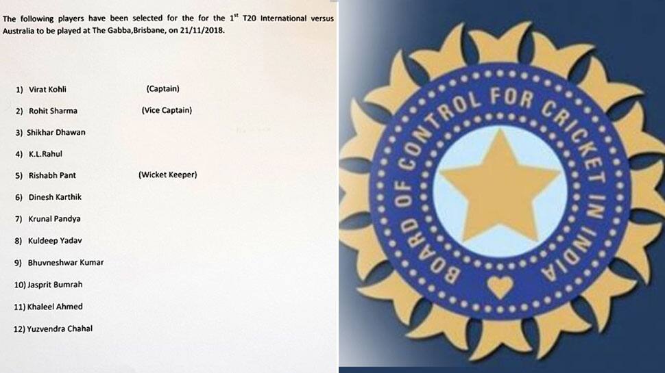 INDvsAUS: டி-20 போட்டியில் பங்கேற்கும் இந்திய வீரர்களின் பட்டியல் வெளியீடு INDvsAUS: டி-20 போட்டியில் பங்கேற்கும் இந்திய வீரர்களின் பட்டியல் வெளியீடு