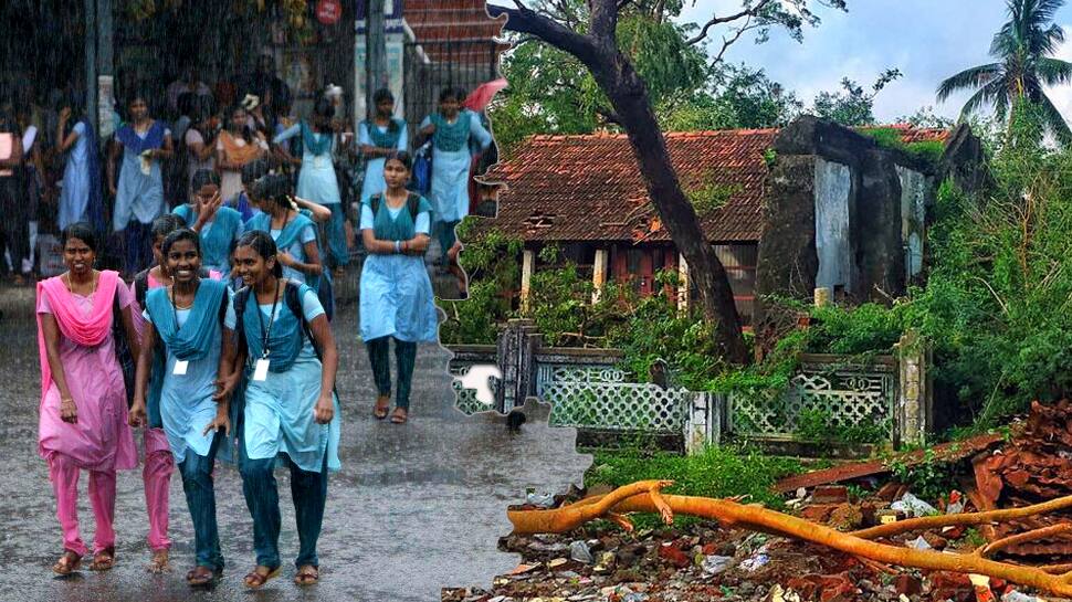 புயலால் பாதிக்கப்பட்டோர் தங்கியுள்ள பள்ளிகளுக்கு மட்டும் விடுமுறை! புயலால் பாதிக்கப்பட்டோர் தங்கியுள்ள பள்ளிகளுக்கு மட்டும் விடுமுறை!