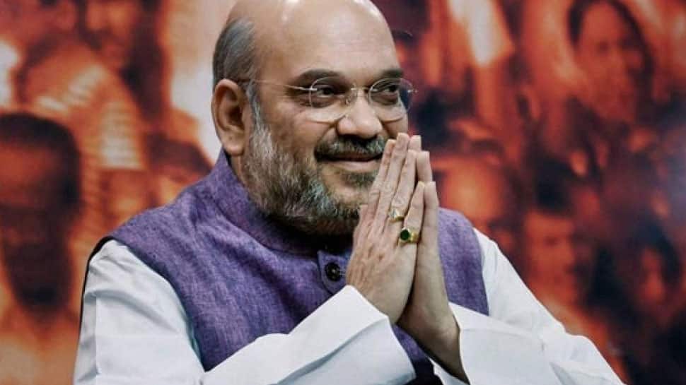 சிகிச்சைக்கு பிறகு உற்சாகமான அமித் ஷா; நாளை மெகா பேரணியில் பங்கேற்ப்பு சிகிச்சைக்கு பிறகு உற்சாகமான அமித் ஷா; நாளை மெகா பேரணியில் பங்கேற்ப்பு