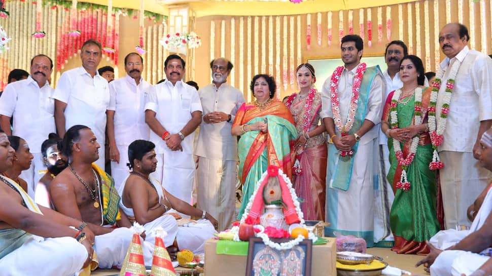 ரஜினி மகள் சவுந்தர்யா திருமணம்; ஓரே மேடையில் கமல், ஸ்டாலின்! ரஜினி மகள் சவுந்தர்யா திருமணம்; ஓரே மேடையில் கமல், ஸ்டாலின்!