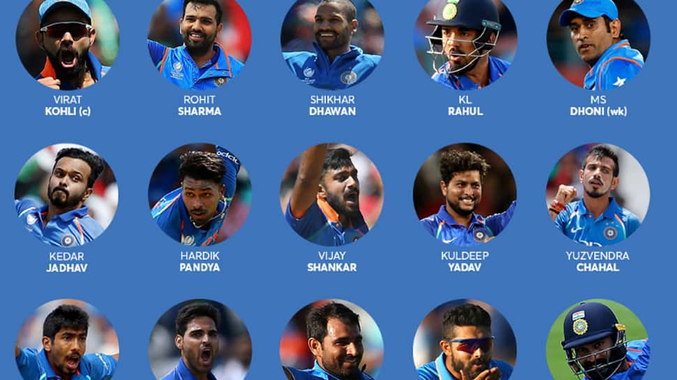 2019 உலகக் கோப்பை இந்திய அணி அறிவிப்பு - 2 தமிழக வீரர்களுக்கு இடம் 2019 உலகக் கோப்பை இந்திய அணி அறிவிப்பு - 2 தமிழக வீரர்களுக்கு இடம்