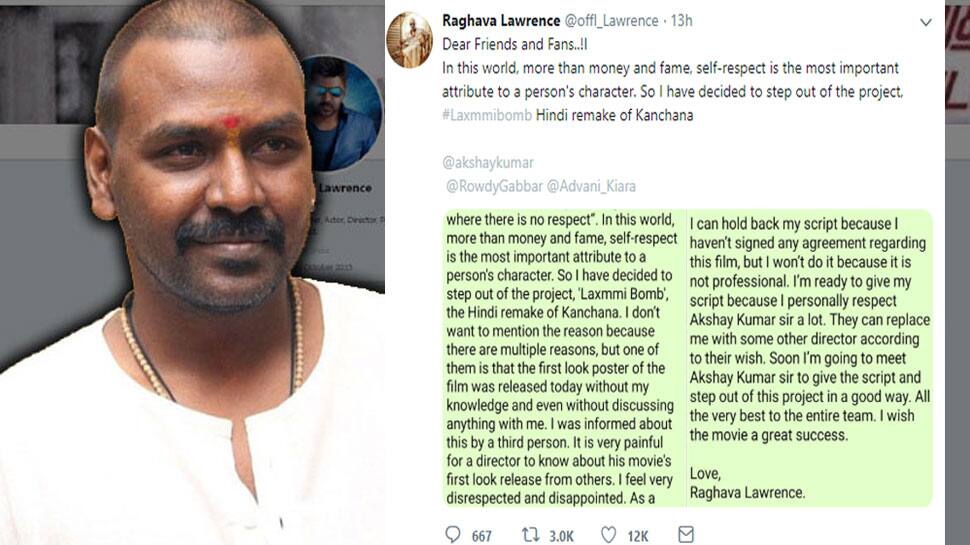 காஞ்சனா பட இந்தி ரீமேக்கில் இருந்து ராகவா லாரன்ஸ் விலகல்! காஞ்சனா பட இந்தி ரீமேக்கில் இருந்து ராகவா லாரன்ஸ் விலகல்!