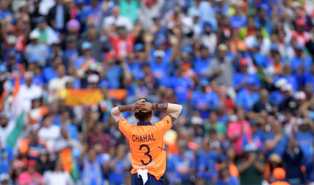 உலக கோப்பை போட்டியில் மிக மோசமான சாதனை படைத்தார் சாஹல்... உலக கோப்பை போட்டியில் மிக மோசமான சாதனை படைத்தார் சாஹல்...