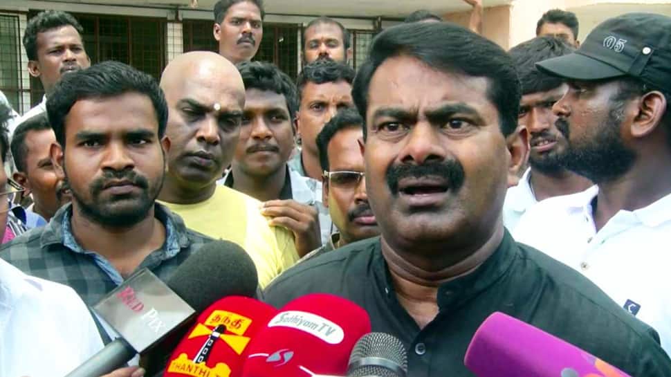 காஷ்மீரை போல தமிழகத்தையும் இரண்டாக பிரிப்பார்கள் -சீமான்! காஷ்மீரை போல தமிழகத்தையும் இரண்டாக பிரிப்பார்கள் -சீமான்!