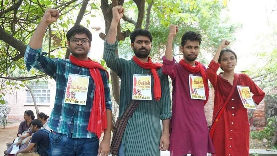 JNU மாணவர் சங்க தேர்தல்: இடதுசாரி கூட்டணி அபார வெற்றி! JNU மாணவர் சங்க தேர்தல்: இடதுசாரி கூட்டணி அபார வெற்றி!