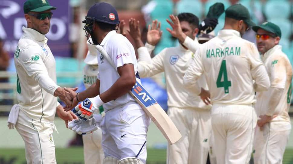 IND vs SA: 502 ரன்களுக்கு டிக்ளர் செய்த இந்திய அணி; தென்னாப்பிரிக்கா பேட்டிங் IND vs SA: 502 ரன்களுக்கு டிக்ளர் செய்த இந்திய அணி; தென்னாப்பிரிக்கா பேட்டிங்