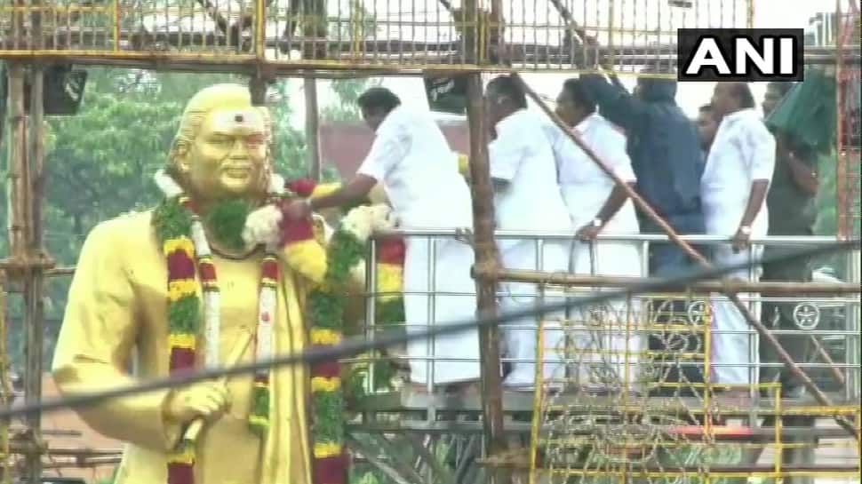 முத்துராமலிங்க தேவர் ஜெயந்தி விழா; EPS, OPS அஞ்சலி...! முத்துராமலிங்க தேவர் ஜெயந்தி விழா; EPS, OPS அஞ்சலி...!