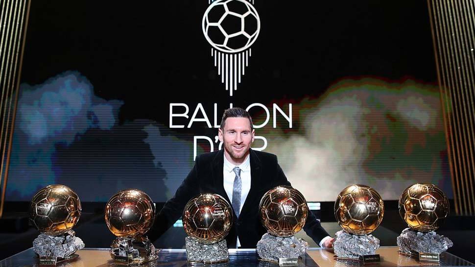 சரித்திரம் படைத்த லியோனல் மெஸ்ஸி; 6-ஆவது முறை Ballon d'Or விருதை வென்றார்! சரித்திரம் படைத்த லியோனல் மெஸ்ஸி; 6-ஆவது முறை Ballon d'Or விருதை வென்றார்!