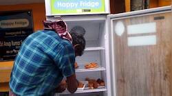 ஏழை மக்களுக்கு இலவச உணவு அளிக்கும் Happy Fridge திட்டம்....