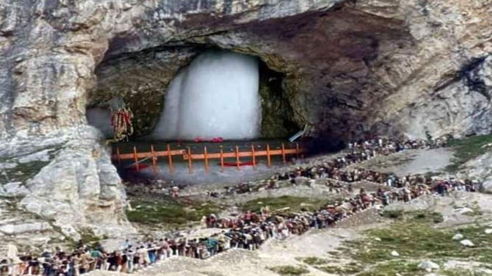 அமர்நாத் பனிலிங்க ஆரத்தியை வீட்டிலிருந்தே காணலாம் அமர்நாத் பனிலிங்க ஆரத்தியை வீட்டிலிருந்தே காணலாம்