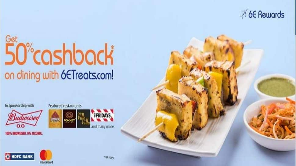 50 percent cash back on restaurant bill Indigo and HDFC banks combined offer | இந்த credit card ...