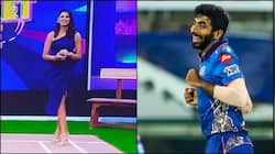 பும்ராவிற்காக நீல நிற உடை அணிந்த சஞ்சனா கணேசன்; True Love என ரசிகர்கள் பாராட்டு