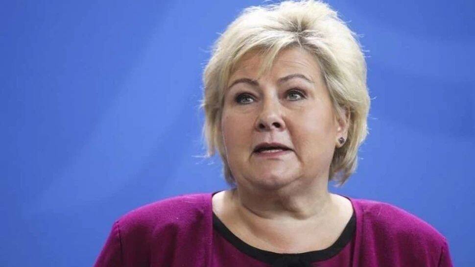 Norway PM Erna Solberg was fined by Norway police for ...