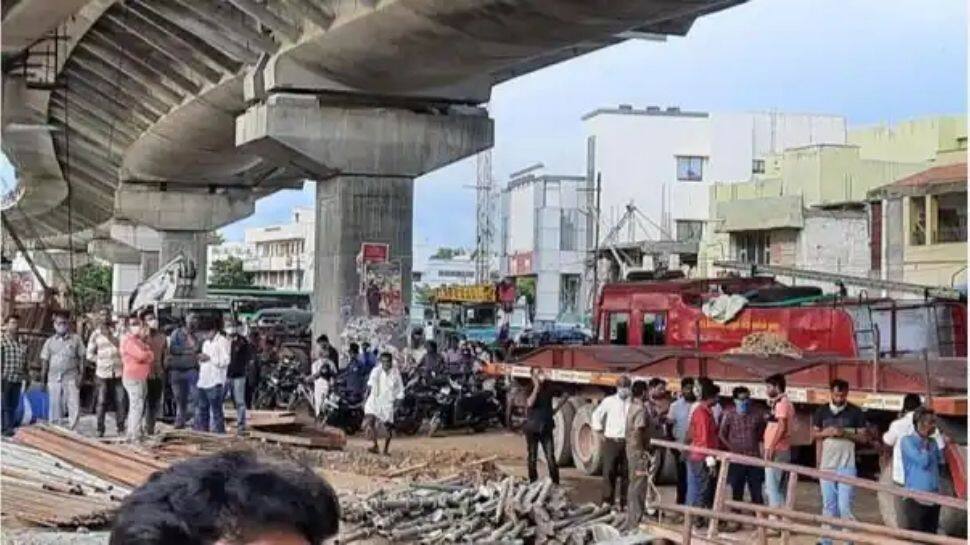 Case filed against 3 people in connection with Madurai Fly over accident | மதுரை மேம்பால விபத்து தொடர்பாக 3 பேர் மீது வழக்குப்பதிவு - Vimarsana News
