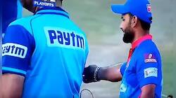 நேற்றைய போட்டியில் அம்பயரை வம்பிழுத்த பந்த்: வைரல் வீடியோ