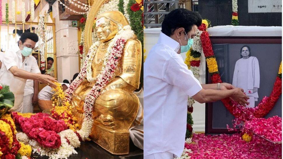 தேவர் ஜெயந்தி: முத்துராமலிங்க தேவர் நினைவிடத்தில் முதல்வர் ஸ்டாலின் மரியாதை