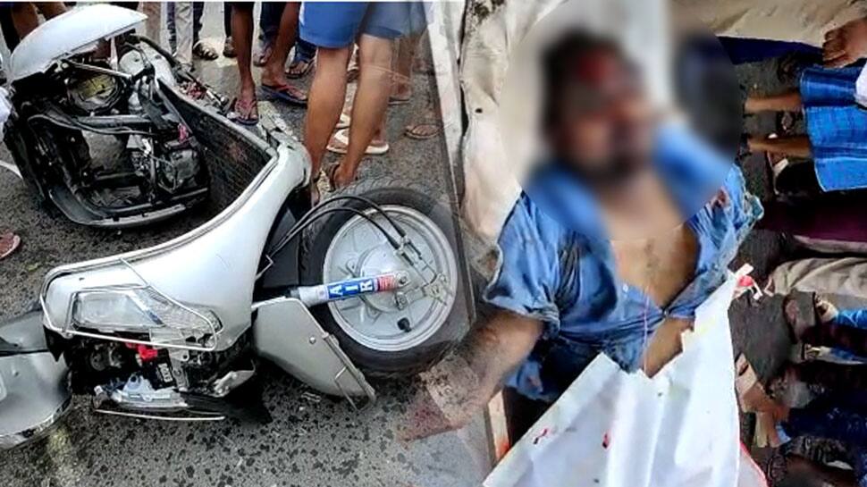 தீபாவளி நாளில் சோகம்! பட்டாசுகள் வெடித்ததில் தந்தை-மகன் உடல் சிதறி பலி!