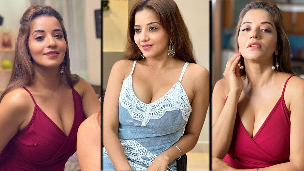 சமூக ஊடகங்களில் தீ  பற்ற வைத்த மோனாலிசாவின் படங்கள் மற்றும் வீடியோக்கள் -Watch