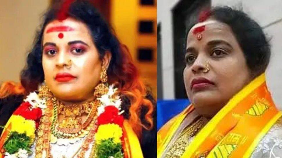 போலீஸ் விசாரணையின் போது சாமியாட்டம்... தில்லாலங்கடி பெண் சாமியார்