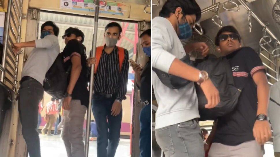 Viral Video: உள்ளூர் ரயிலில் 'புஷ்பா’ திரைப்பட பாணியில் கலக்கும் இளைஞர்! கடுப்பில் பயணிகள்...