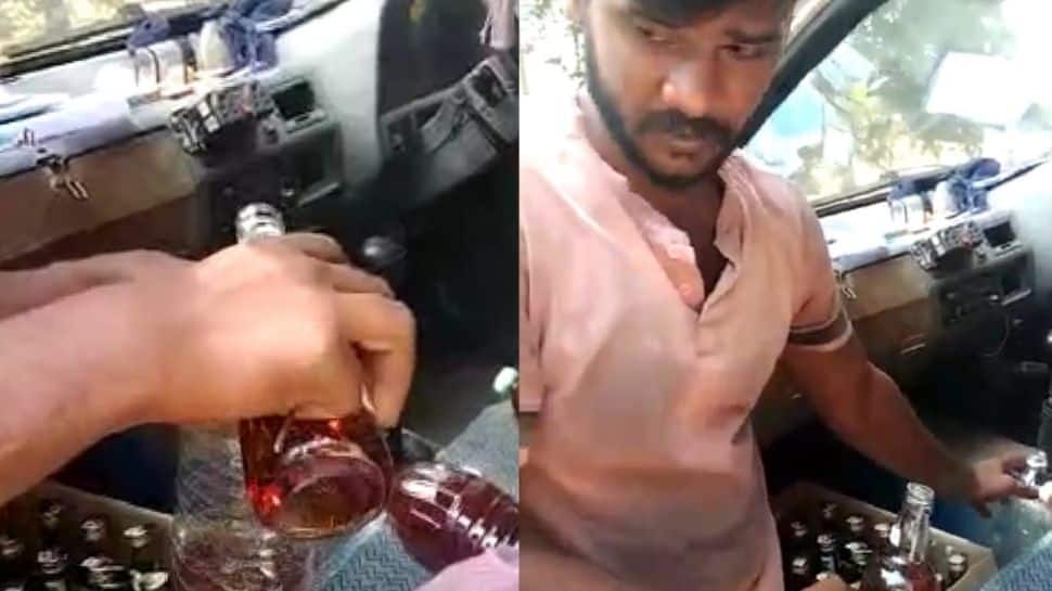 சரக்கு பாட்டிலில் கலப்படம் செய்த ஆசாமிகள் கைது..!