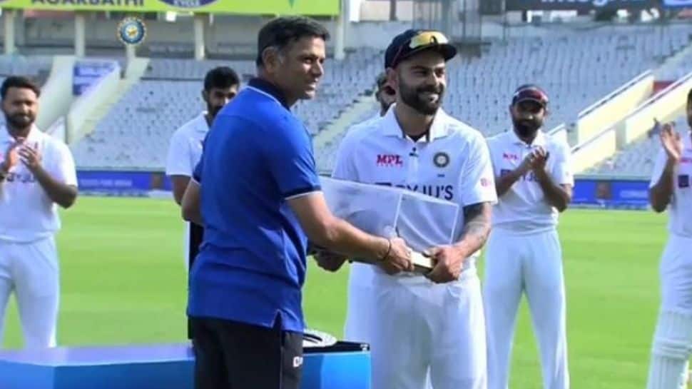 INDvsSL: டிராவிட் பாராட்டு - விராட்கோலி உருக்கம்