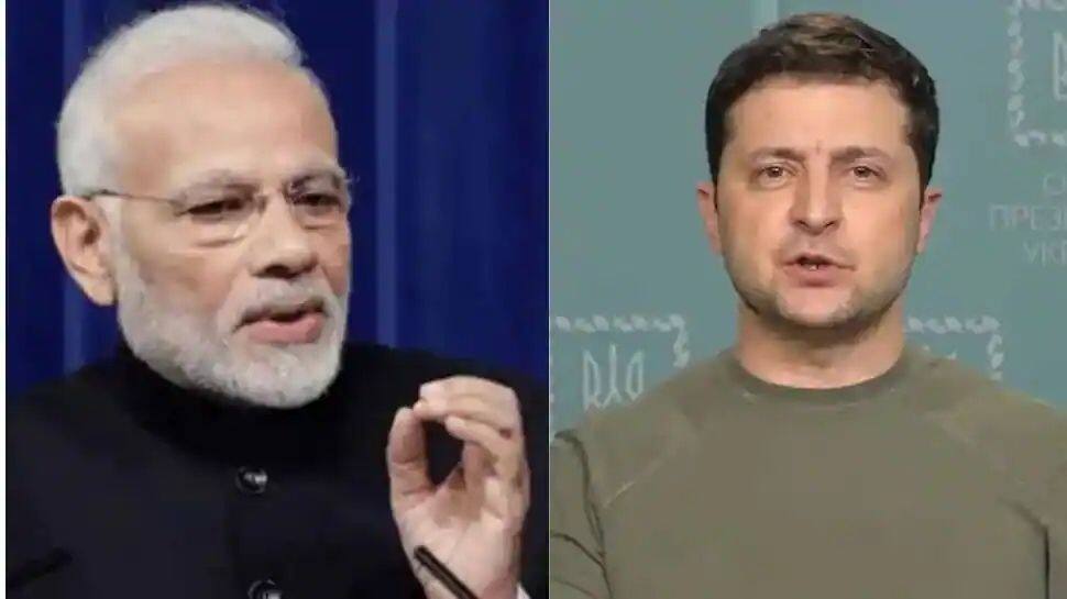 உக்ரைன் அதிபருடன் பேசினார் இந்திய பிரதமர் நரேந்திர மோடி 