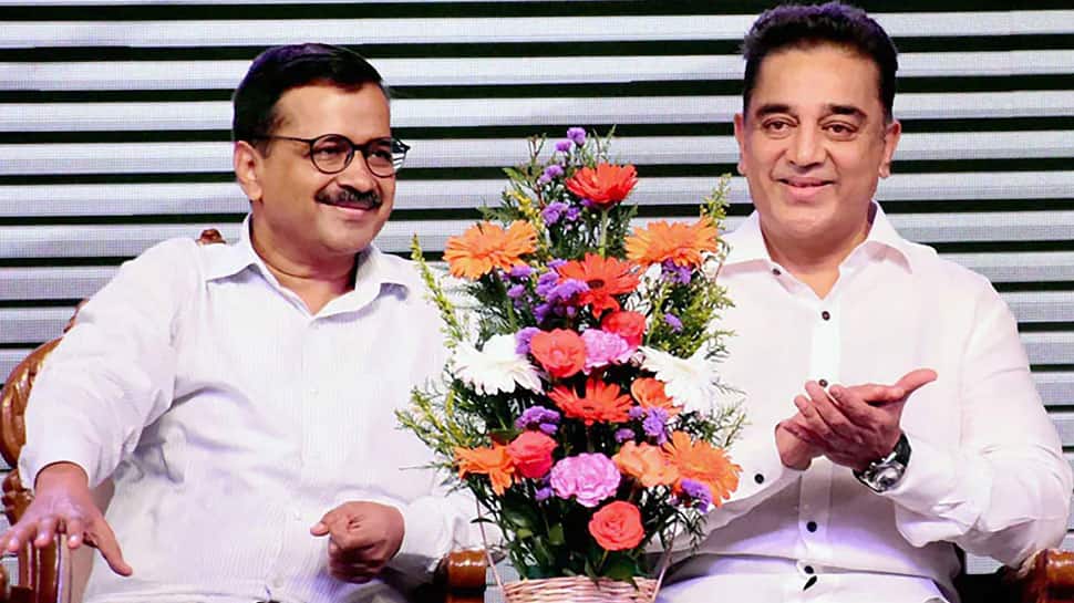 நண்பர் கெஜ்ரிவாலுக்கு வாழ்த்துக்கள்; 10 ஆண்டில் பெரிய சாதனை: பாராட்டிய கமல்