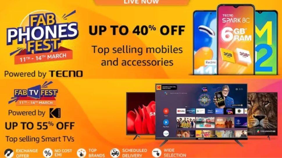 Amazon-Flipkart Sale: ஸ்மார்ட்போன்கள் மற்றும் ஸ்மார்ட் டிவிகளில் 40% வரை தள்ளுபடி