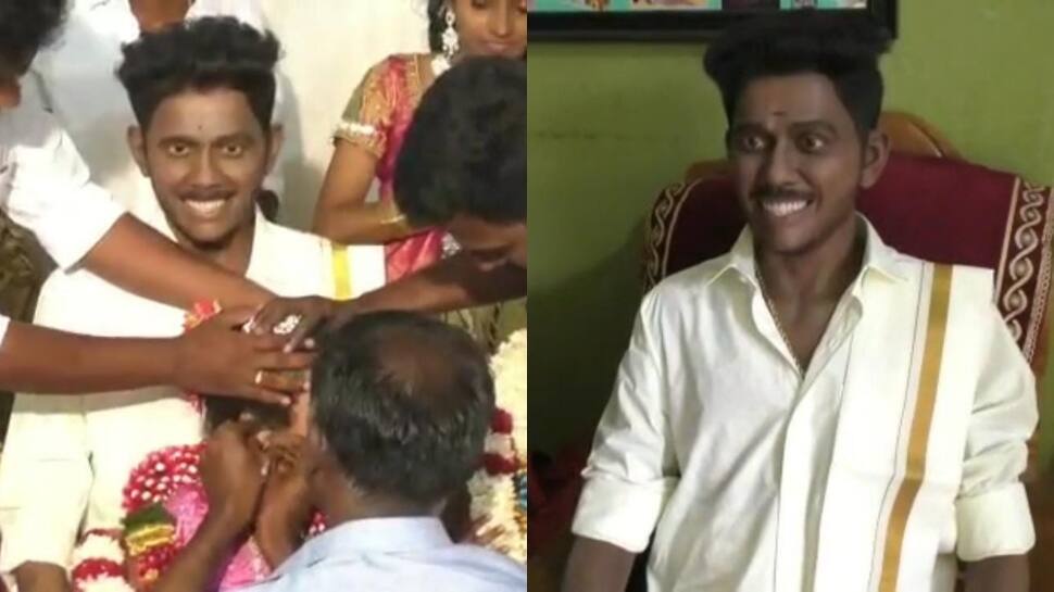 இறந்த தம்பியின் உருவ சிலையின் மடியில் குழந்தைகளுக்கு காதுகுத்திய அக்கா!