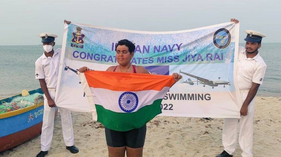 13 வயது மாற்றுத் திறனாளி சிறுமியின் சாதனை! பாக் ஜலசந்தியை கடந்து சாதித்த ஜியா ராய்