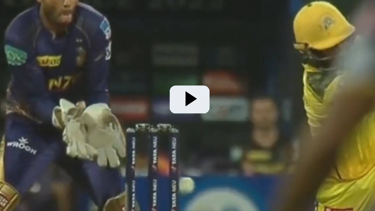 பந்து ஸ்டம்பில்பட்டும் அவுட் இல்லை..தப்பித்த ராயுடு! கடுப்பான கேகேஆர்!