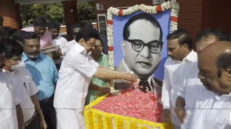  அம்பேத்கர் பிறந்தநாள் - உறுதிமொழி ஏற்று முதலமைச்சர் மரியாதை