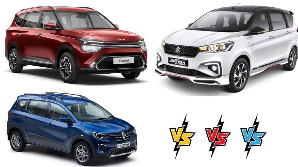 Ertiga Vs Carens Vs Triber:சிறந்த மைலேஜ் மற்றும் விலையில் பெஸ்ட் கார் எது?