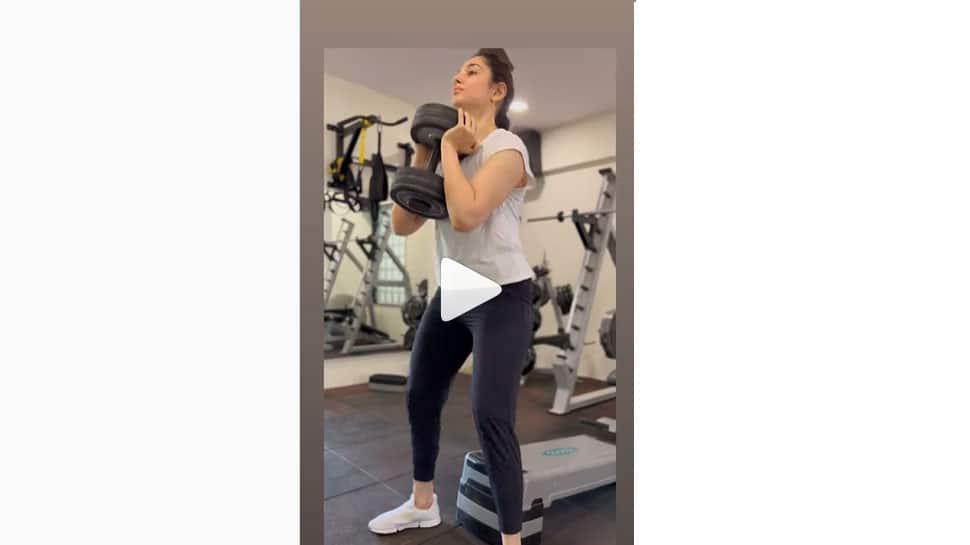 நடிகை தமன்னாவின் வெறித்தனமான வொர்க் அவுட்: வைரல் வீடியோ