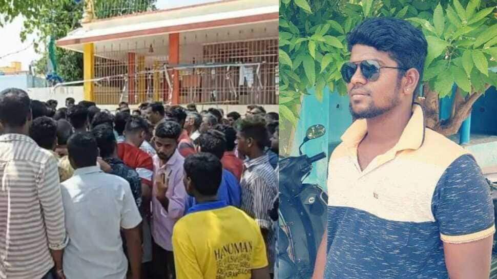   போலீஸ் தாக்கியதால் ரயில் முன் பாய்ந்து இளைஞர் தற்கொலை செய்துகொண்டதாக புகார்