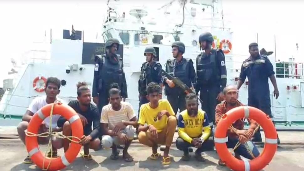 எல்லை தாண்டி மீன் பிடித்த இலங்கை மீனவர்கள் கைது