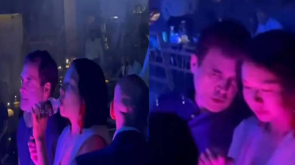 இளம்பெண்ணுடன் மது பாட்டிலோடு நைட் கிளப்பில் அமர்ந்திருந்த ‘ராகுல்காந்தி.!’