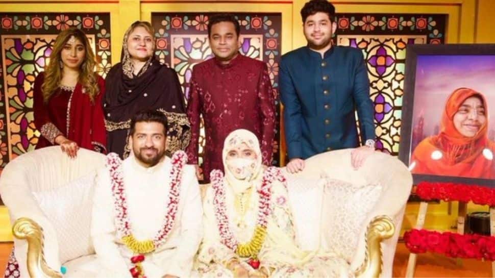 எளிய முறையில் ஏ.ஆர்.ரகுமான் குடும்ப திருமணம் - மருமகன் பின்னணி தெரியுமா?