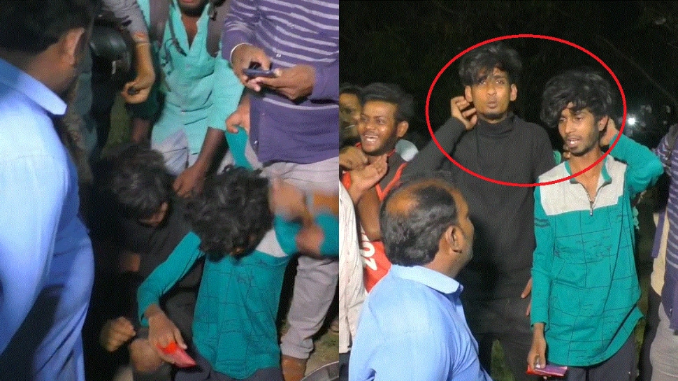 செல்போன் பறிப்பில் ஈடுபட்ட 'புள்ளிங்கோ' - மடக்கி பிடித்து தர்ம அடி கொடுத்த பொதுமக்கள்!