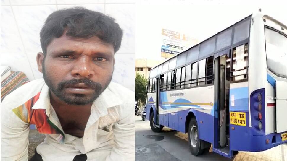 ஓடும் பேருந்தில் நடத்துநர் அடித்துக் கொலை- போதை ஆசாமி கைது!