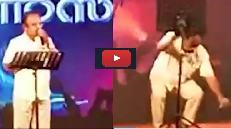 திரையுலகம் அதிர்ச்சி: மேடையில் பாடிக்கொண்டே உயிரை விட்ட பிரபல பாடகர்- வீடியோ!