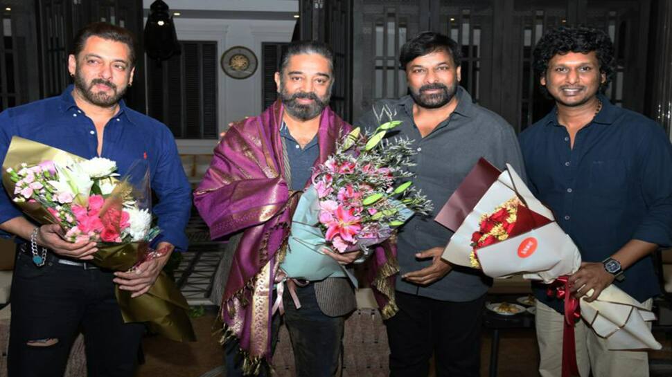  உலகநாயகனுக்கு மெகா ஸ்டார் வைத்த விருந்து