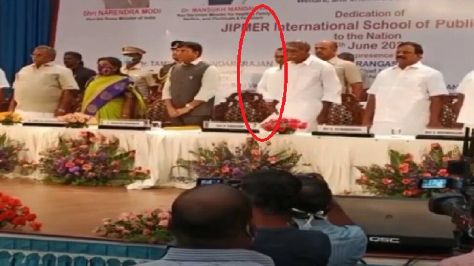 மீண்டும் தமிழ்த்தாய் வாழ்த்து புறக்கணிப்பு? - பாதியிலேயே வெளியேறிய முதலமைச்சர்?