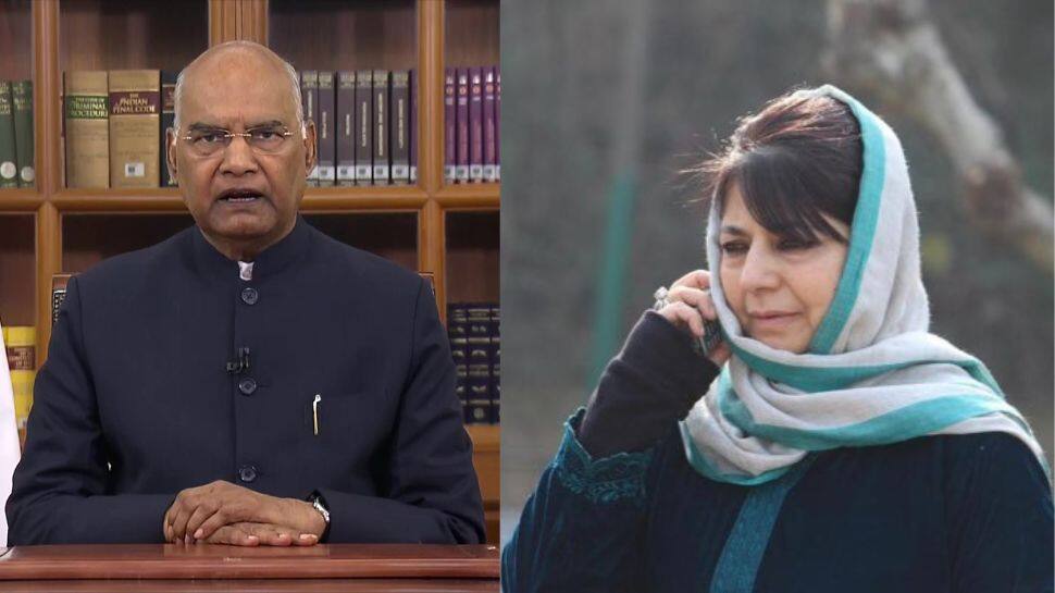 பாஜகவிற்கு சாதகமாக பணியாற்றிய குடியரசு தலைவர் ராம் நாத் கோவிந்த்: மெஹ்பூபா முஃப்தி