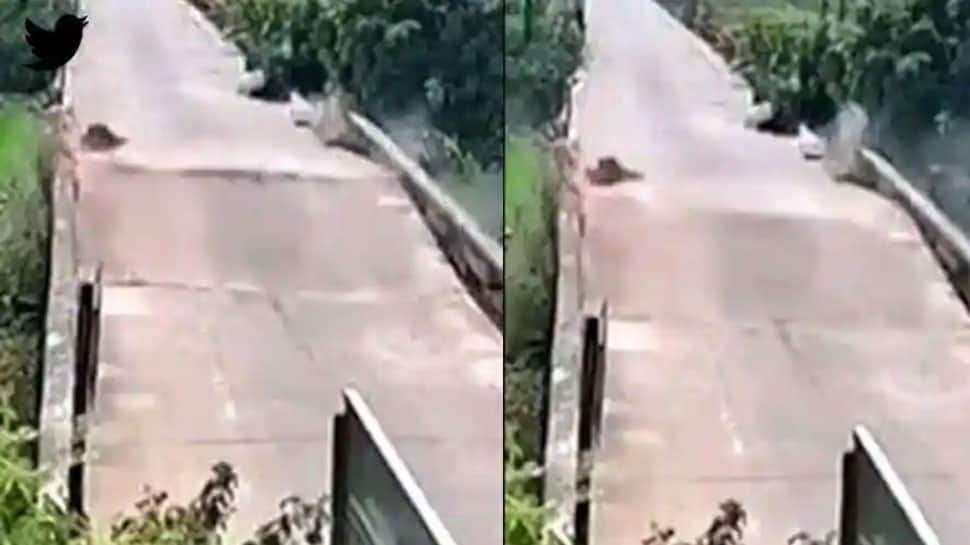 Viral Video of Bridge Collapsing Due to Severe Heat in China Viral
