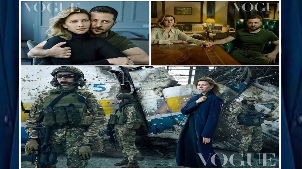 யுத்தத்திற்கு நடுவில் உக்ரைன் அதிபர் தனது மனைவியுடன் நடத்திய போட்டோஷூட்