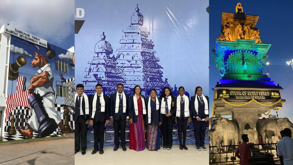 செஸ் ஒலிம்பியாட் விளம்பரங்களில் குடியரசுத்தலைவர் மற்றும் பிரதமர்